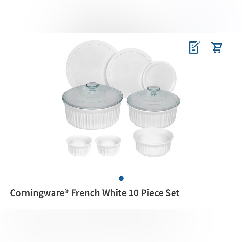 Corningware Baking Set